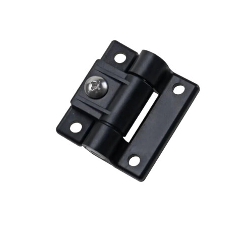 Black Adjustable Torque Hinge with Smooth Motion Damping for Industrial Equipment 1Pcs 2
