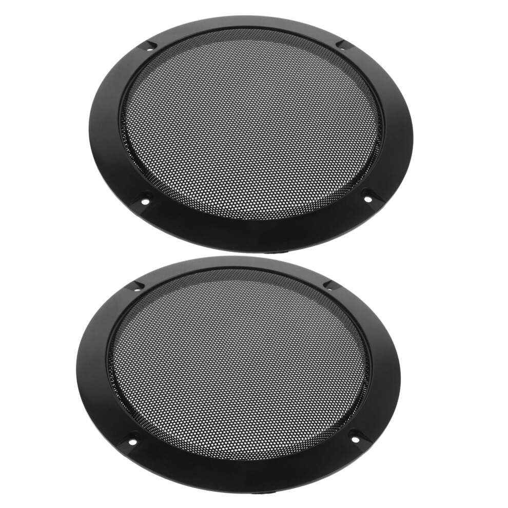 2Pcs Car Speaker Grille Cover 6.5 Inch Metal Mesh Guard Replacement With Durable Protection 9045646543383