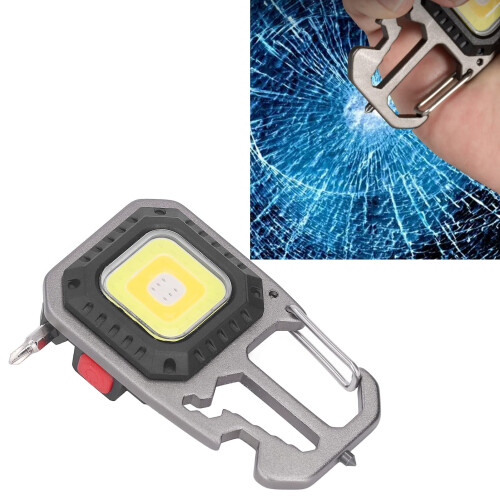 COB Keychain Flashlight with Bright Widebeam Lighting, Type‑C Rechargeable Mini Flashlight for Camping 1