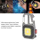 COB Keychain Flashlight with Bright Widebeam Lighting, Type‑C Rechargeable Mini Flashlight for Camping 3