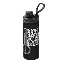 Sticlă de apă izolată cu banjo, 473 ml, oțel inoxidabil