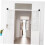 Automatic Door Closer 800g Pull Force Silent Self Closing for Home Office Easy Installation Durable Build 3