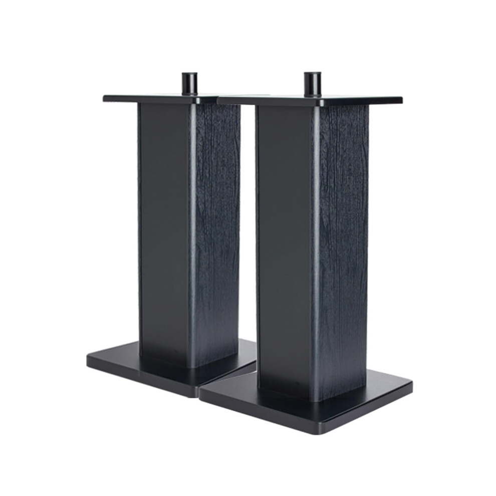 80Cm Wood Speaker Stands Pair For Home Theater Surround Sound, Stable Construction And Enhanced Clarity 9045646543406