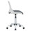 Hydraulic Folding Sewing/ Office Chair-White & Grey 2