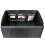 Jumbo 5 Wheel Collapsible Rolling Sewing Machine Storage Case, Black Quilted 4