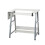 Sewing Online Small Sewing Table White with Silver Legs with Adjustable Platform 2