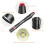 Compact Waterproof LED Flashlight with Bright Adjustable Lighting and Triple Modes Pocket Torch Black 4