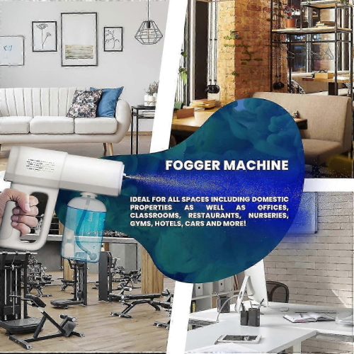 Professional Disinfectant Fogger Machine, Sanitizer Sprayer. Electrostatic ULV Atomizer Cordless 1