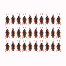 30 Pack Realistic Fake Roaches for Pranks and Halloween Decorations Durable Plastic Cockroaches