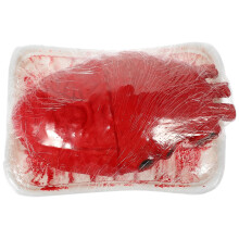Realistic Fake Human Heart Prop 5.7 Inch Bloody Dark Red Halloween Decoration for Haunted House