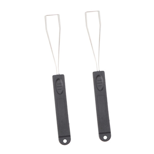 2Pcs Mechanical Keyboard Keycap Puller with Steel Wire Clips, Safe Easy Cleaning Tool for Computer