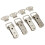 4 Pack Spring Loaded Toggle Latch 2.8 Inch Heavy Duty Iron Catch for Toolbox Cabinet Storage Box 5