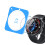 2 Pack Screen Protector for OnePlus Watch 3 with Auto‑Alignment Frame, HD Clear 9H Tempered Glass Full Coverage 1