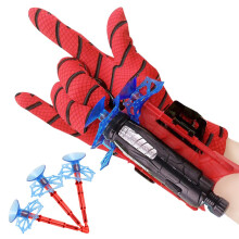 Spider Web Shooter for Kids Red Superhero Wrist Launcher Toy with Easy Trigger Action and Roleplay Fun