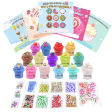 Butter Slime Set with Accessories and Cards, Super Soft Non Sticky 50ML Bulk Pack for Classroom Exchange