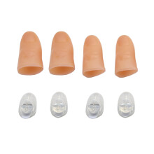 Magic Thumb Lights Set for Kids and Adults, Bright Red Glow, Easy Magic Trick, Dual Size Fit