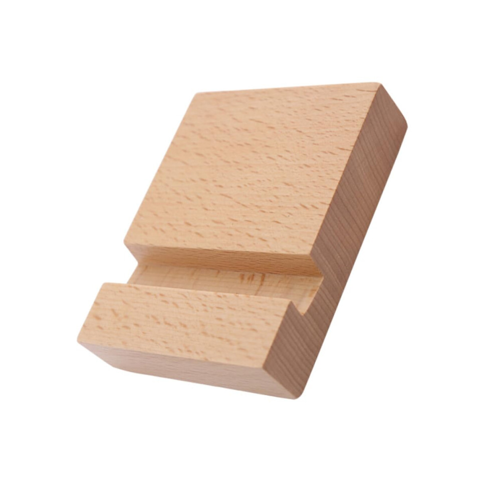 Ergonomic Wooden Phone Stand For Desk With Stable Design And Hands Convenience 9351714752480