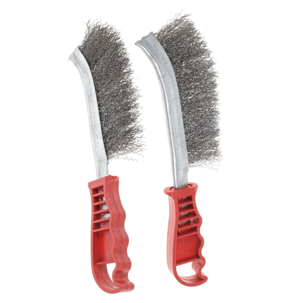 4Pcs Heavy Duty Wire Brush Set With Ergonomic Comfort Grip For Rust Removal Grill And Welding Cleaning 9045646546025