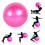 Hengsof Exercise Ball Anti-Burst Slip-Resistant 2000 lb 4