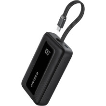 Anker Power Bank 10000mAh 30W High-Speed Portable Charger Built-In Cable