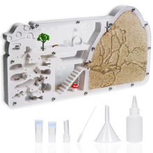 Ant Farm for Kids Yellow Sand Habitat Castle with Large Viewing Window Educational Science Kit