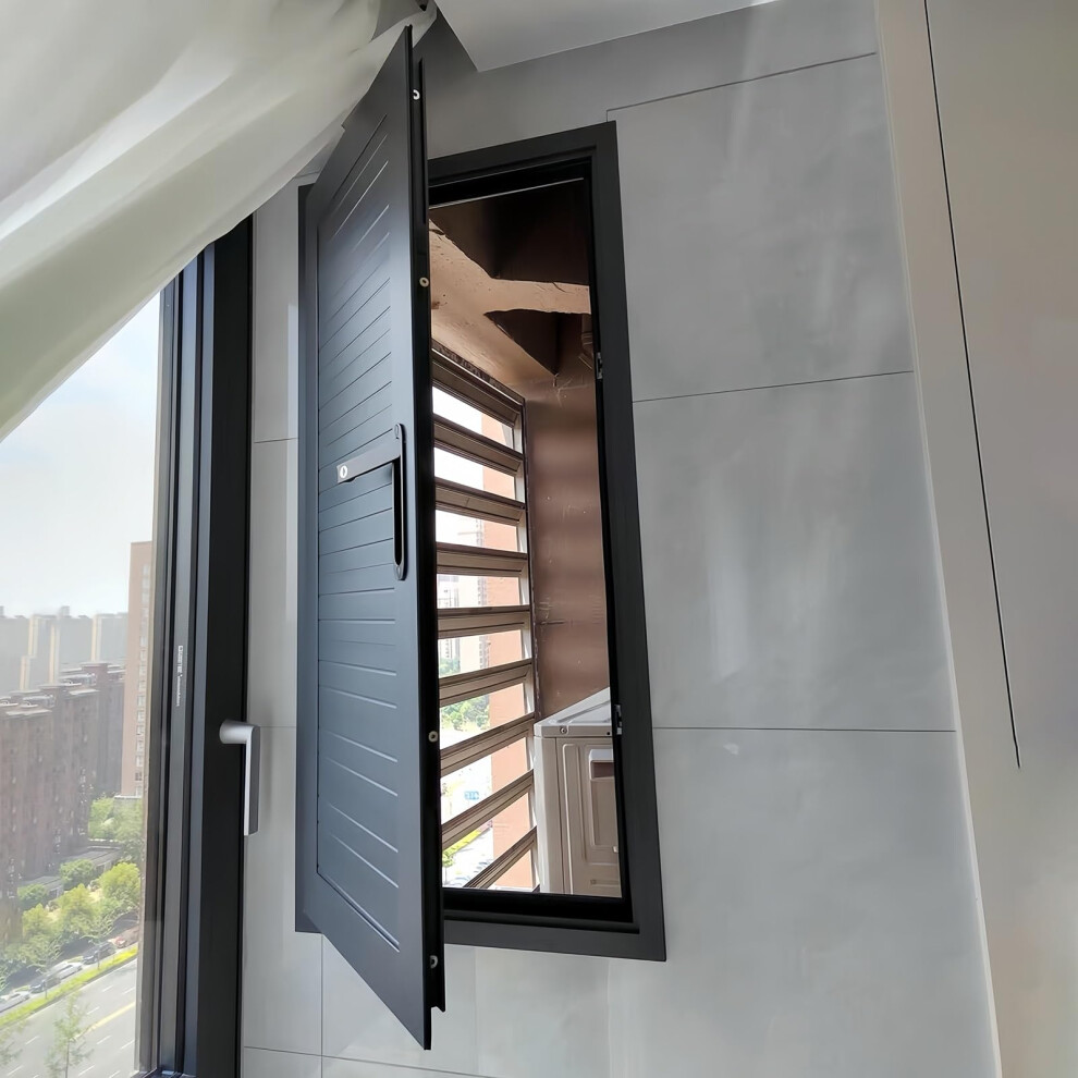 Black Aluminum Wall Access Panel 22X30in 55X75cm Heavy Duty Plumbing Door With Key Latch 9351714753616