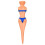 Teuri de golf Bikini, pachet de 4, multicolore 2