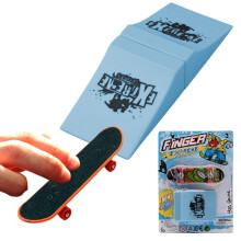 Finger Skateboard Ramp Set with Compact Fingerboard Skate Park for Kids and Adults Training Play