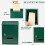 Green Wall Mounted Mailbox Lockable Security Design Rustproof Metal Construction for Home 3