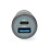 Cargador de coche de doble puerto, 48 W, carga rápida USB-C/USB-A 3