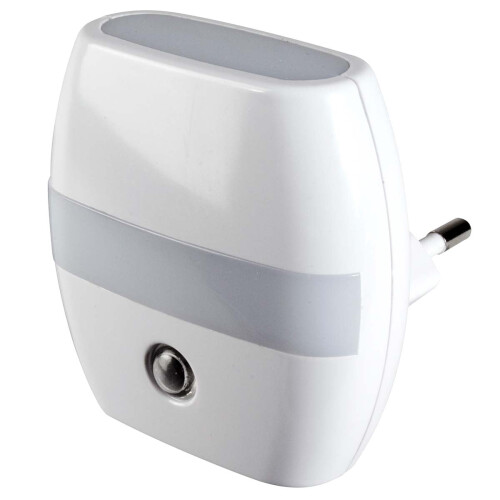 Luz nocturna LED automática con sensor, brillo amarillo cálido 1