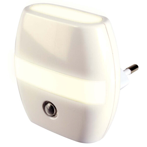 Luz nocturna LED automática con sensor, brillo amarillo cálido 2