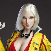 1/6 Scale Female Head Sculpt for TBLeague JIAOUDOLL, Realistic Detailing for 12 Inch Action Figures