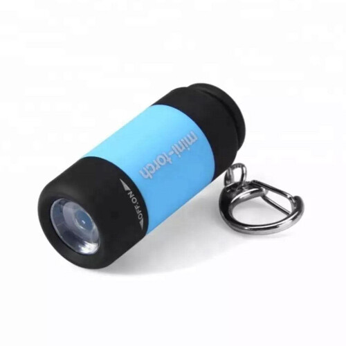 Mini LED Flashlight 5 Pack USB Rechargeable Keychain Torch Compact Pocket Light for Camping 1