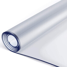 Clear Table Protector 2mm PVC Non‑Slip Chair Mat for Hardwood Floors Scratch‑Resistant Waterproof 40x95cm