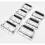 304 Stainless Steel Cabinet Handle Set, Spring  Drawer Pulls, CorrosionResistant, 3Pcs 4