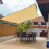 Jacenvly sun shade canopy rectangle 95% UV protection 5