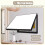 Gray Electrical Panel Cover 40x30cm Solid Wood Front Panel Flip Easy Access Decorative Fuse Box Cover 3