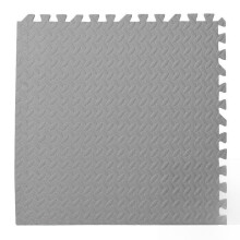 EVA Foam Play Mat Set 30x30cm Soft NonSlip Interlocking Gym Floor Tiles Grey for Home Workout