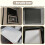 Gray Electrical Panel Cover 40x30cm Solid Wood Front Panel Flip Easy Access Decorative Fuse Box Cover 5