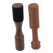 2Piece Wooden Singing Bowl Mallet Set for Meditation Sound Therapy, Clear Resonant Tone, Durable Solid Wood