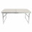 35.43" Picnic Adjustable Height and Carry Handle Folding Table White 5