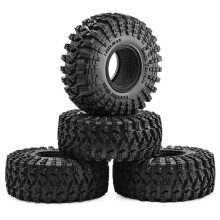 RC Crawler Tires 1.9 120mm Durable Rubber Skins for SCX10 TRX4 TRX6 Enhanced Climbing Traction