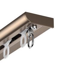 Ceiling Curtain Track 4.5m Heavy Duty Aluminum Rail Set for Room Divider Hospital Ceiling Mount
