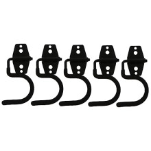 Garage Storage Hooks Heavy Duty Wall Mounted Tool Organizer for Brooms Mops Garden Hoses Tools 5pcs