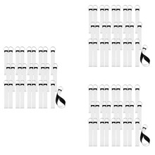 90 Pcs Sublimation Wristlet Lanyards with PU Keychain Strap, Blank Printable Wristlet for Gifts