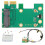 Mini PCI E til PCI E adapterkort, PCI E riserkort med SIM-kortslot til stationær bærbar computer, understøtter USB-interface til Mini PCI E-kort 1