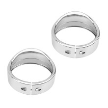 4.5in 7in Motorcycle Headlight Trim Ring and Housing, Durable Metal, ImpactResistant, Stylish Upgrade
