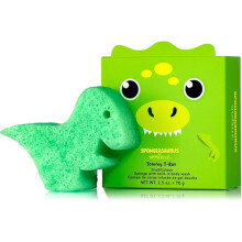 SPONGELLÉ Spongesaurus, Kids Cleansing Sponge with Built-In Body Wash, Tommy TRex
