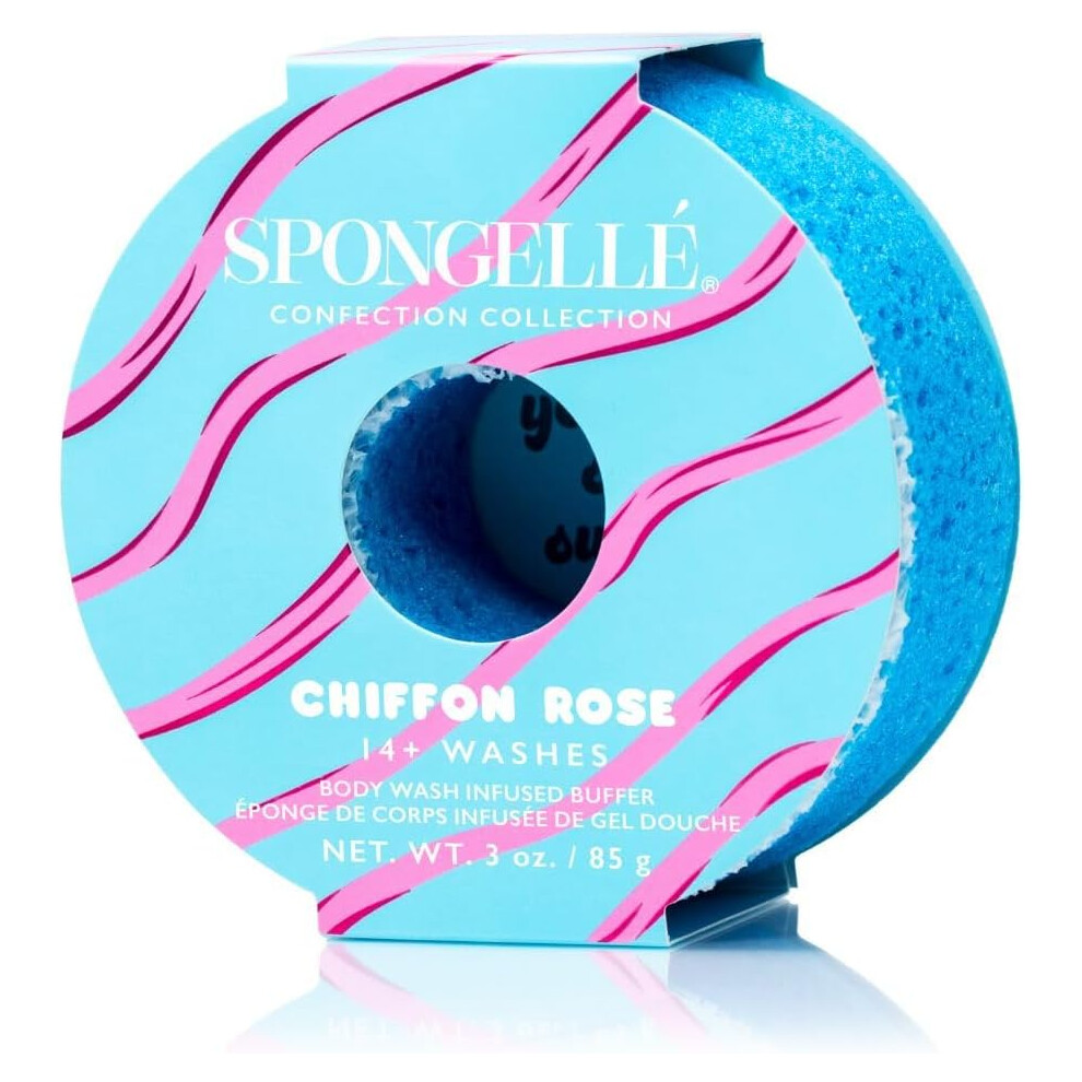 Spongelle Confection Buffer, Chiffon Rose
